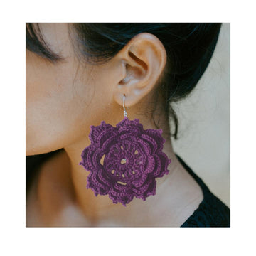 Earrings crochet pattern