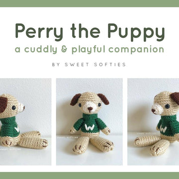 Perry the Puppy Dog in a Sweater