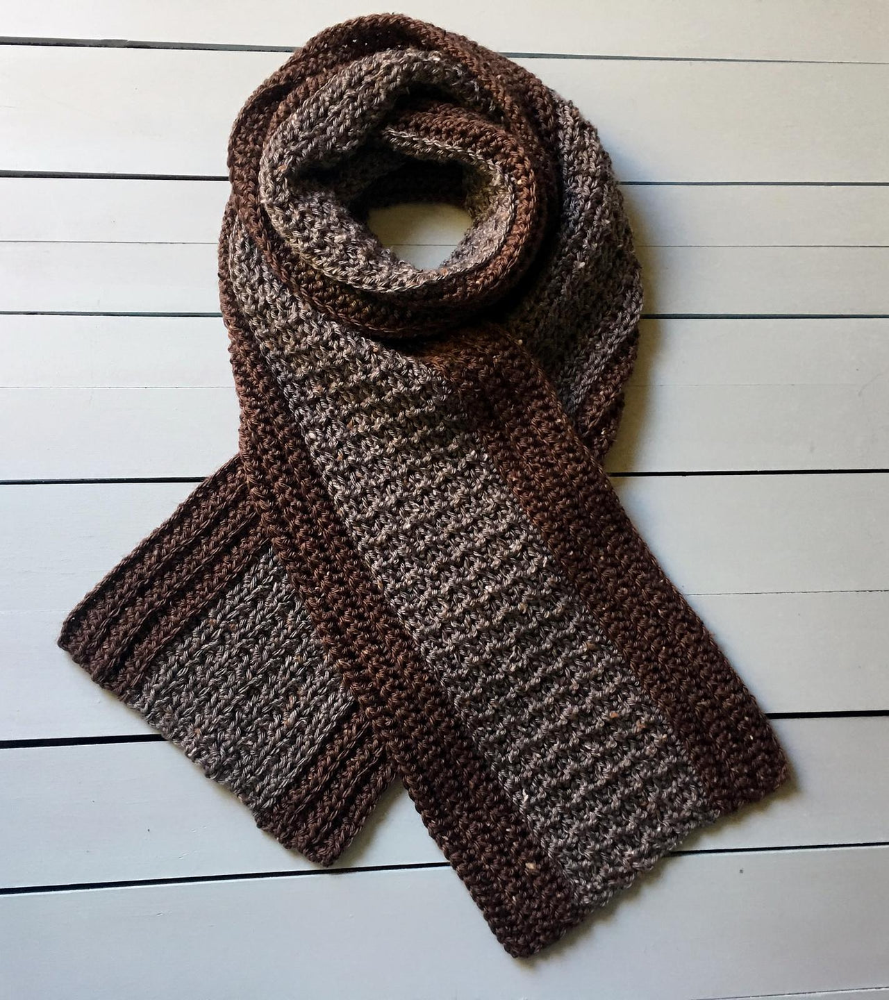 Mans Crochet Scarf Pattern: Your Man Tweeds a Crocheted Scarf!