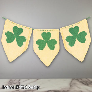 Intarsia - Three Leaf Clover - Chart Only