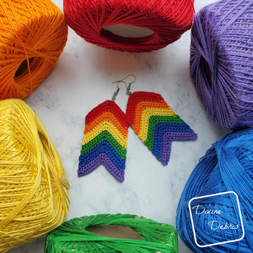Rainbow Arrow Earrings