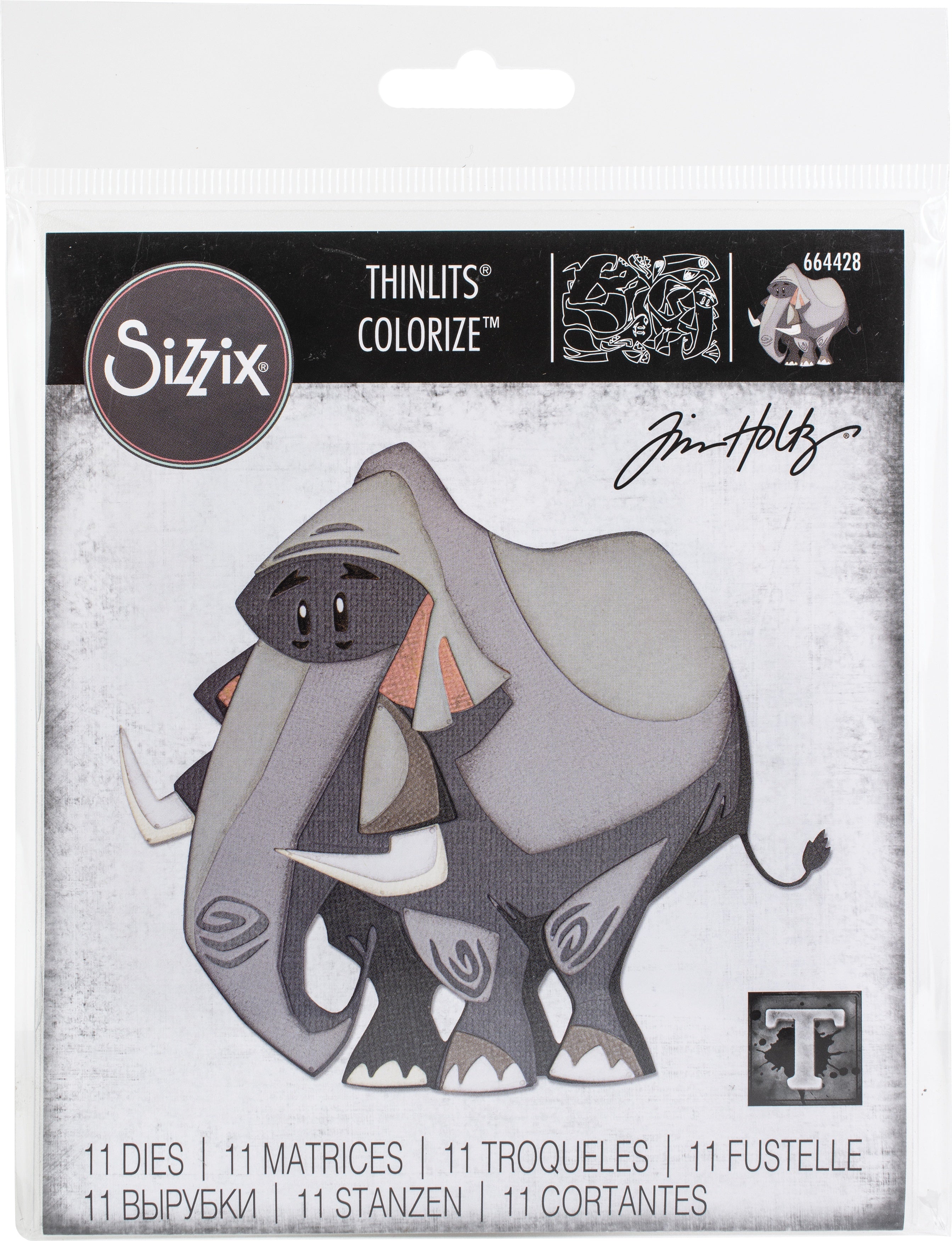 Sizzix Thinlits Dies By Tim Holtz - Clarence, Colorize