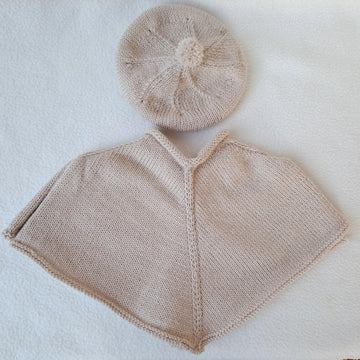 Doll Poncho and Beret