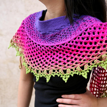 Dragonfruit Shawl