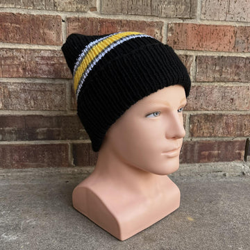 Alpine Cuffed Beanie -- a loom knit pattern