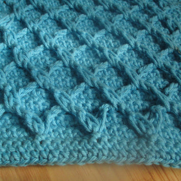 Diamond Cable Dishcloth