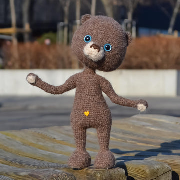 Crochet Pattern: Little Bear PDF, Amigurumi toy