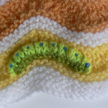 RAINBOW RIPPLES Buggy Blanket