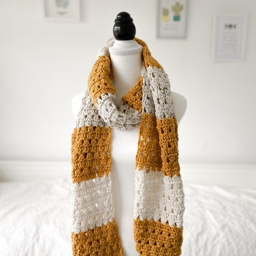Granny Stripe Scarf