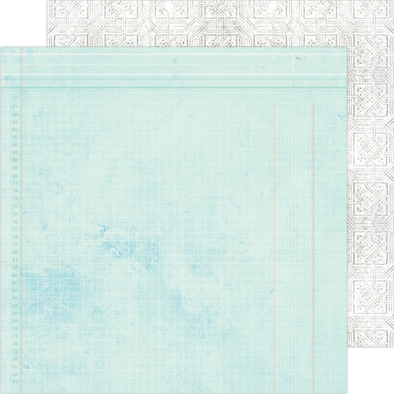 American Crafts Heidi Swapp Art Walk Double-Sided Cardstock 12"X12" 25/Pkg - Escape