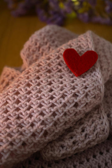 Woolen Heart Scarf