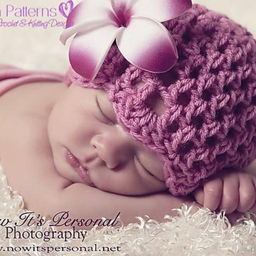 Open Weave Petal Hat Crochet Pattern 244