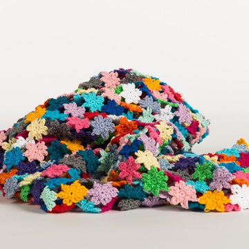 Flower Mosaic Shawl