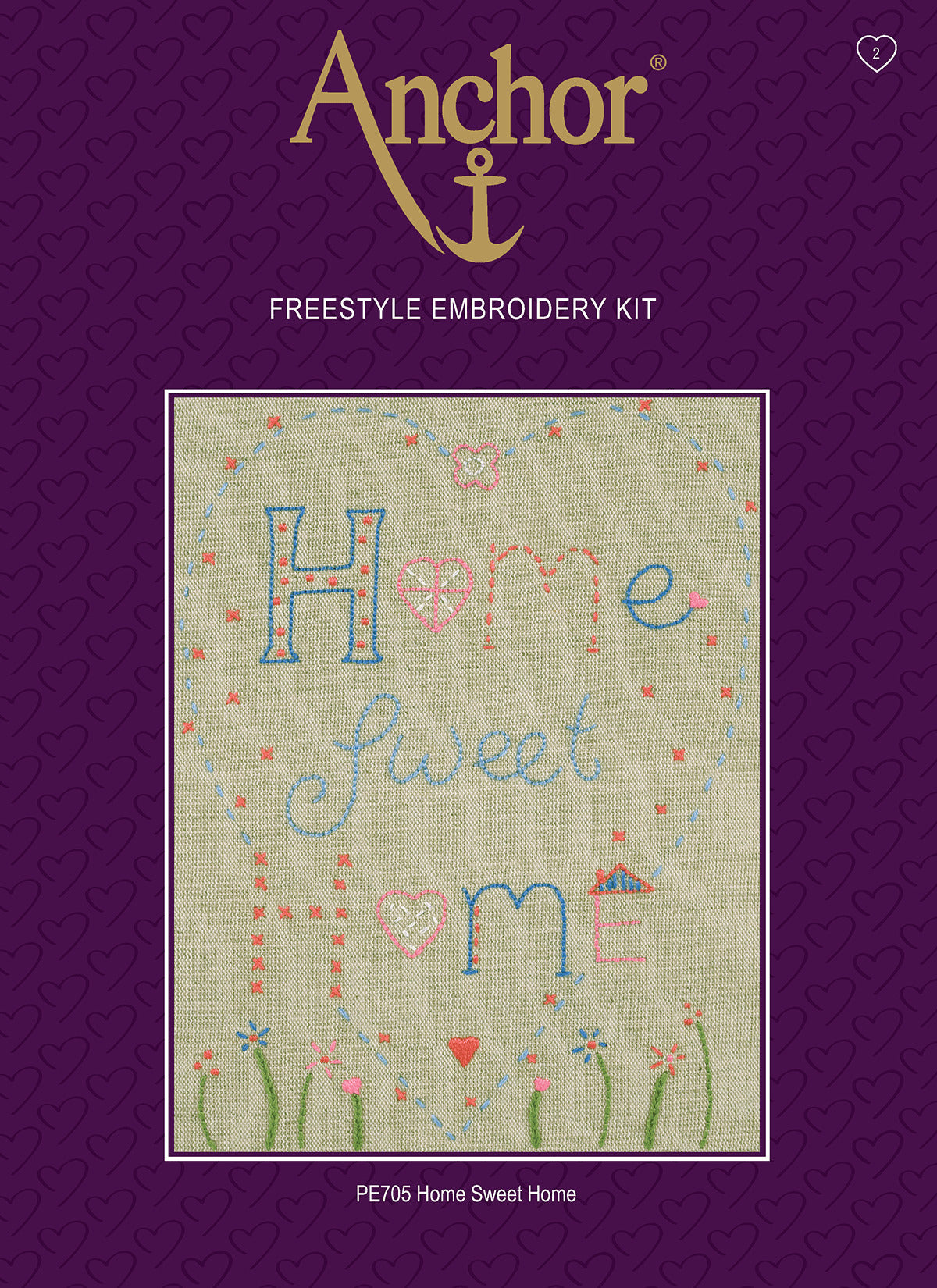 Anchor Home Sweet Home Embroidery Kit