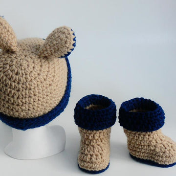 Baby Hat - Booties - Ears and Ear Flaps