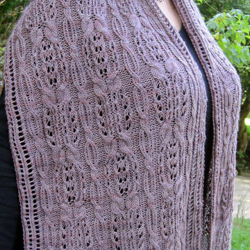 Asahi Cable Lace Shawl