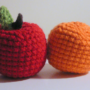 Amigurumi Apple and Orange