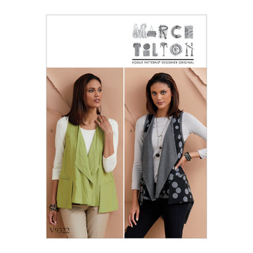 Vogue Misses' Vest V9322 - Sewing Pattern