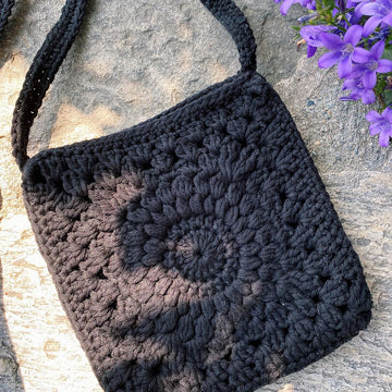SUNFLOWER Bag - crochet pattern - crochet bag / summer shoulder bag