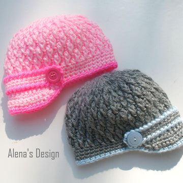Two-Button Visor Hat