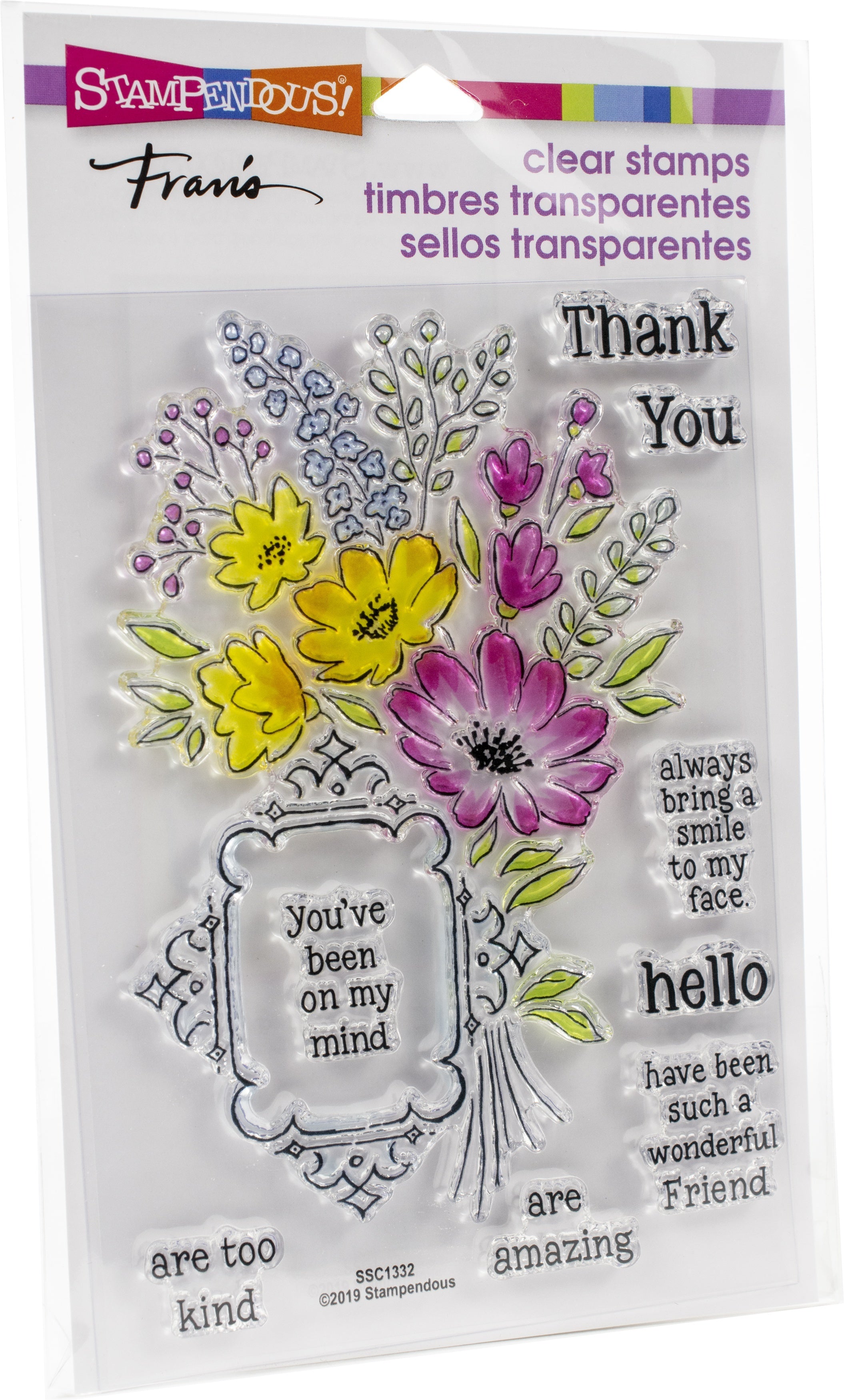 Stampendous Perfectly Clear Stamps - Floral Frame