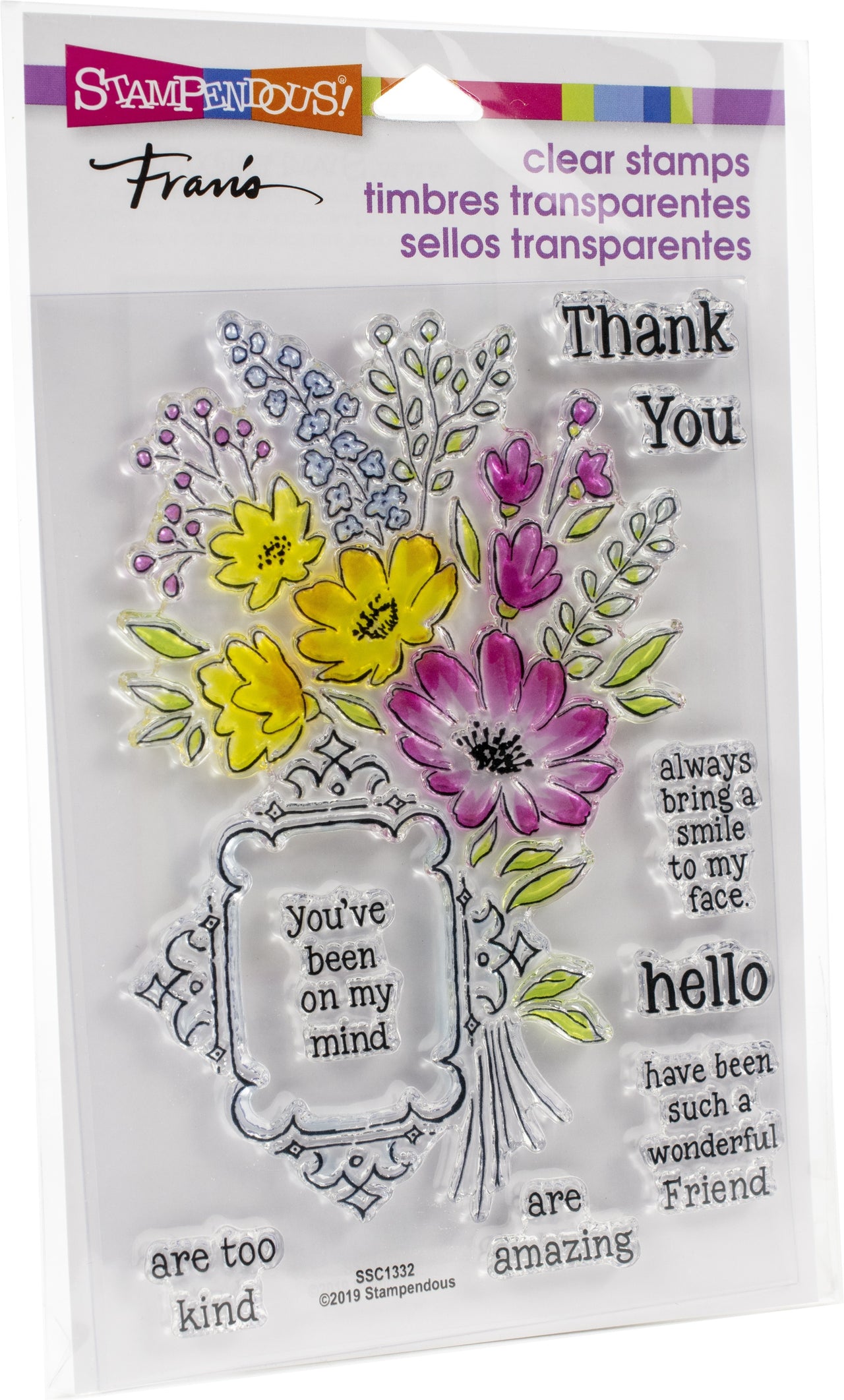 Stampendous Perfectly Clear Stamps - Floral Frame