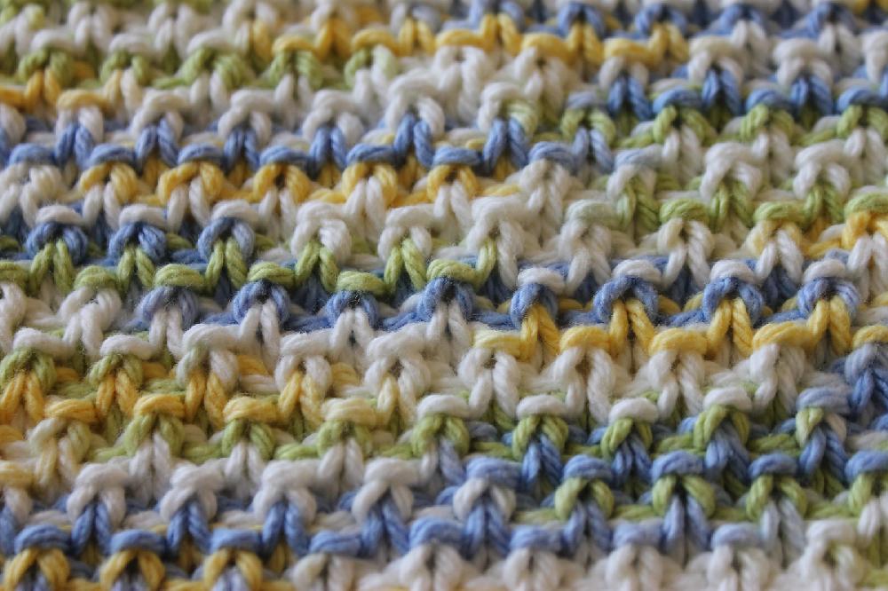 Moss Stitch Dishcloth