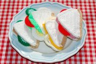 Crochet Pattern for a Selection of Sandwiches - Crocheted Food