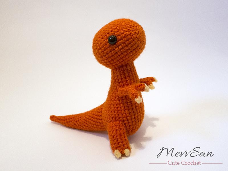 Amigurumi Tyrannosaurus rex Dinosaur