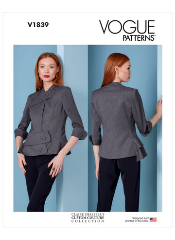 Vogue Misses' Jacket V1839 - Sewing Pattern
