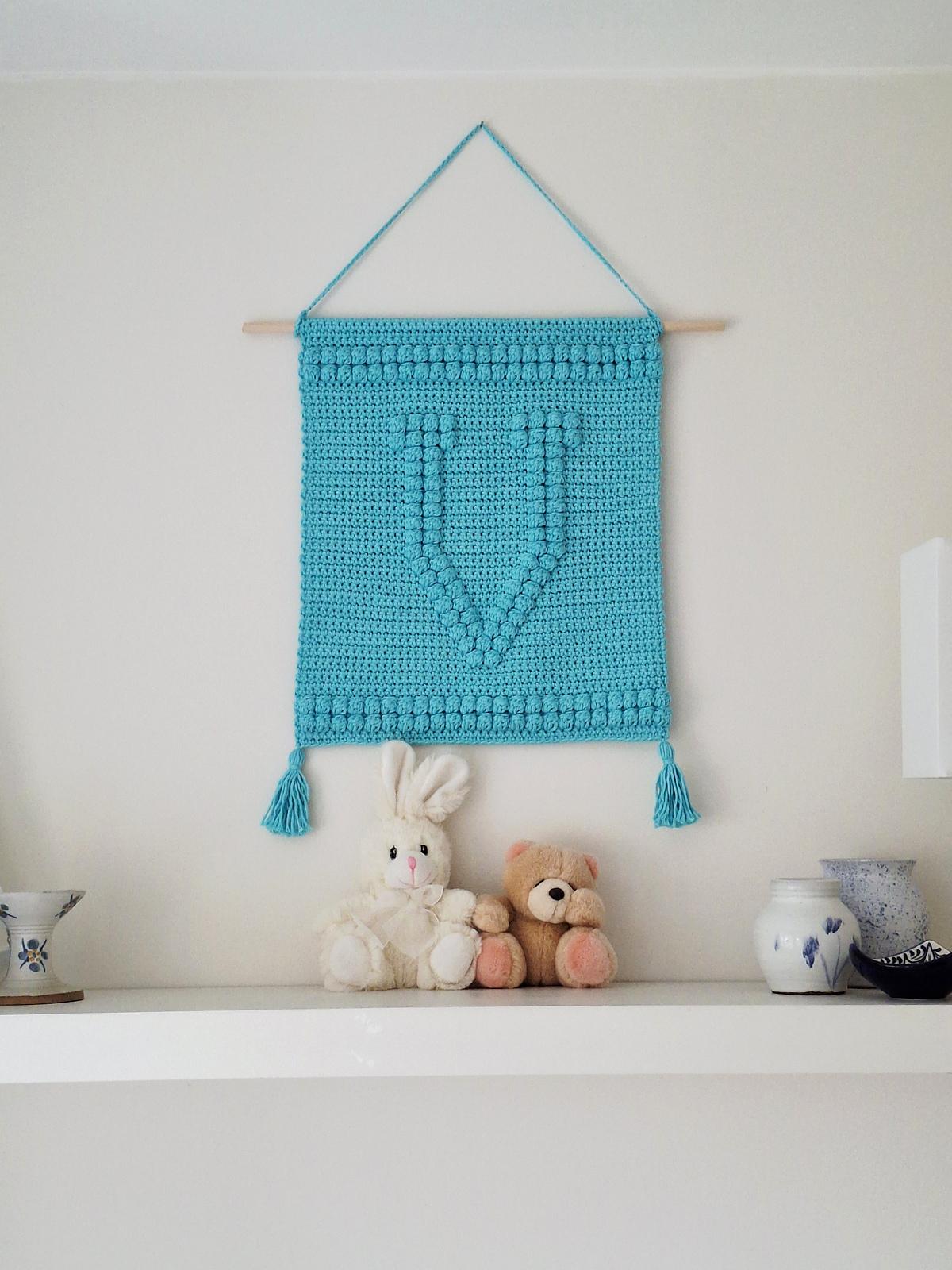 Letter V Wallhanging