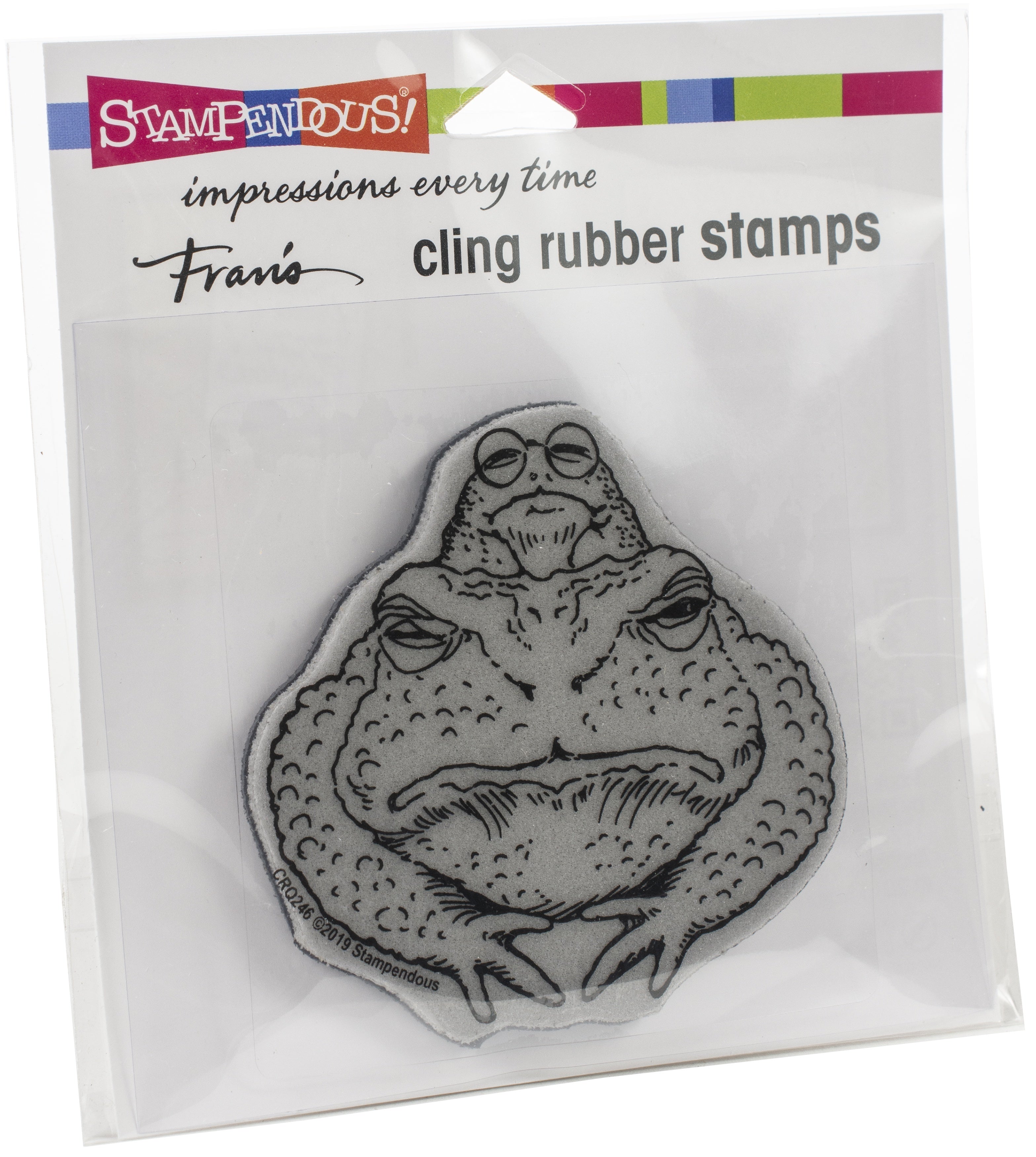 Stampendous Cling Stamp - Toad Twosome