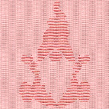 Gnome blanket Knitting Pattern - Knit and Purl only