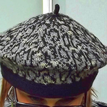 Animal Print Beret #117