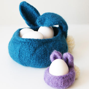 Felted Bunny Bowls (bowls002)