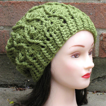 Maddie Cabled Slouch Hat