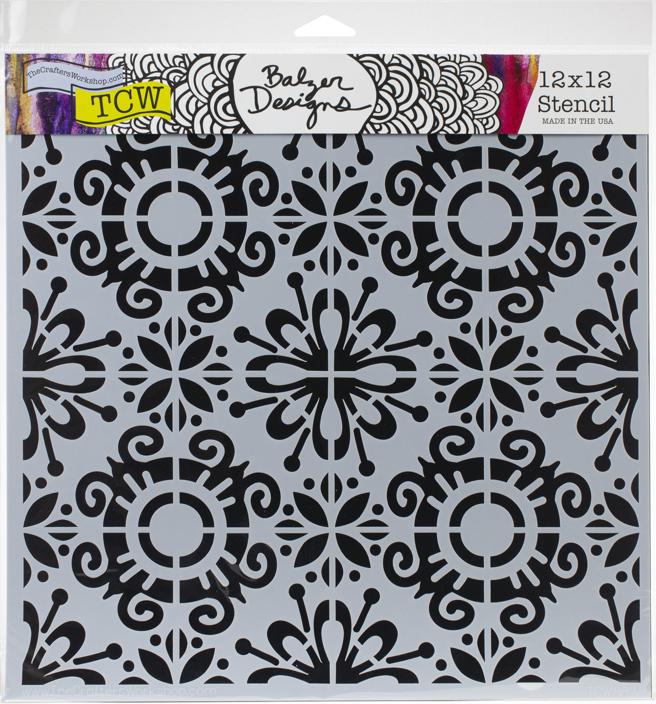 The Crafter's Workshop Crafter's Workshop Template 12"X12" - Fantasy Tile