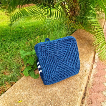 The blue Knot bag