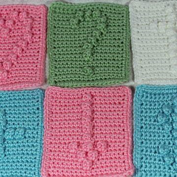 Numbers and Symbols for Baby Blanket