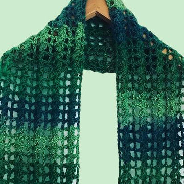Woodland Crochet Scarf