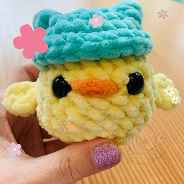Teacup Chick with Frog Hat