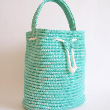 Drawstring bag.