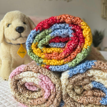 Gentle Ripples Bobble Baby Blanket