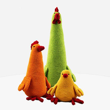 Chickens Trio - Amigurumi