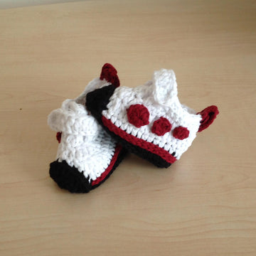 Sporty Baby Bootie & Hat Set N 233
