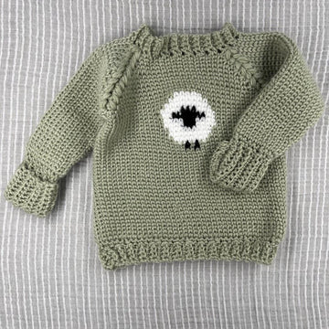 Baby Sheep Sweater 0-12 Months