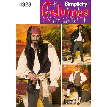 Simplicity Men Costumes 4923 - Sewing Pattern