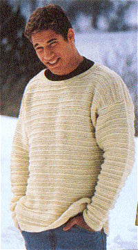 Cape Cod Unisex Pullover Sweater in Lion Brand Fishermen's Wool