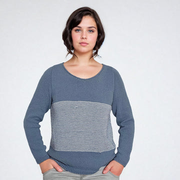 Stella sweater with set-in sleeves