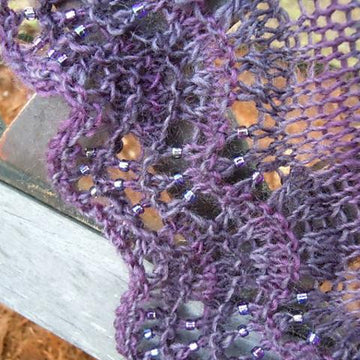 Intrigued with Beads Shawl